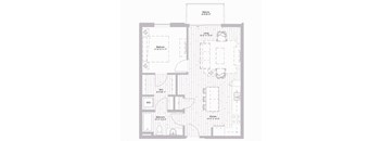 Floor plan at Nexus at Grays Landing in Des Moines, IA
