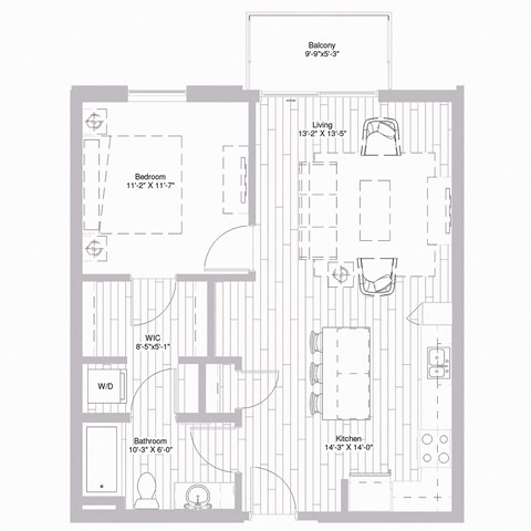 Floor plan at Nexus at Grays Landing in Des Moines, IA