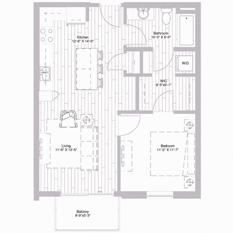 Floor plan at Nexus at Grays Landing in Des Moines, IA