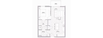 Floor plan at Nexus at Grays Landing in Des Moines, IA
