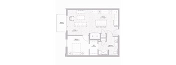 Floor plan at Nexus at Grays Landing in Des Moines, IA