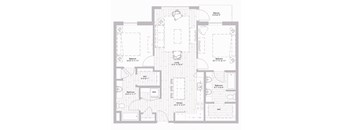 Floor plan at Nexus at Grays Landing in Des Moines, IA
