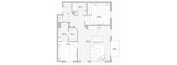 Floor plan at Nexus at Grays Landing in Des Moines, IA