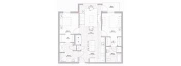 Floor plan at Nexus at Grays Landing in Des Moines, IA