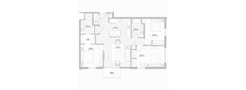 Floor plan at Nexus at Grays Landing in Des Moines, IA