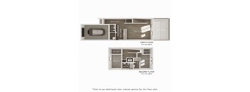 1,276 SF Two Bedroom Townhome floor plan at Sandstone Villas Townhomes in Omaha, NE