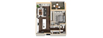 743 SF One Bedroom Apartment Home at Vue 178 in Omaha, NE