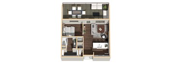 605 SF Studio Bedroom Apartment at Vue 178 in Omaha, NE