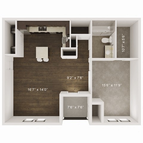 One and Two Bedroom Apartment Homes available at Whispering Hills located at 2510 N. 109th Plaza Omaha, NE 68164