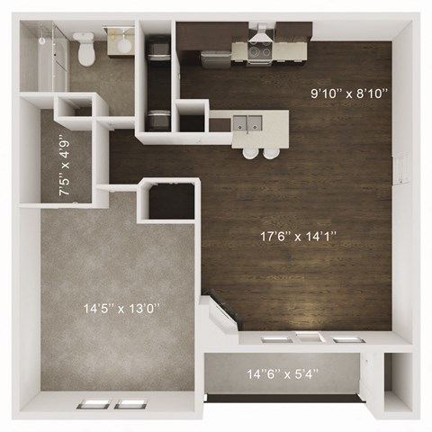 One and Two Bedroom Apartment Homes available at Whispering Hills located at 2510 N. 109th Plaza Omaha, NE 68164