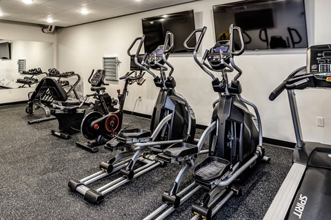Fitness Center at LIV 156 Apartments in Omaha, NE