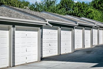 Garages at Flatwater Apartments in La Vista NE