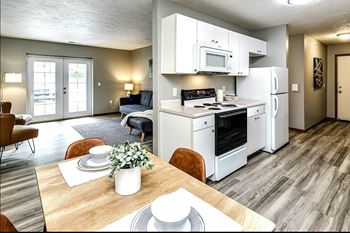 Large kitchens with efficient appliances at Flatwater in La Vista, NE