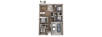 Four-Bedroom Freeport Floor Plan at The Trails in Elkhorn, NE