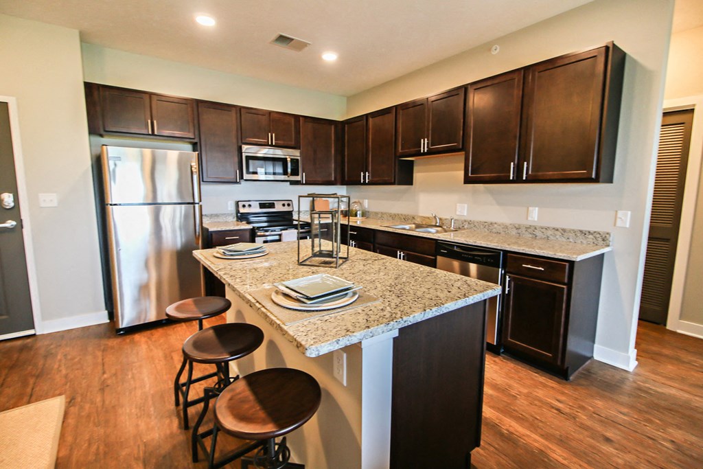 Model unit at East Lake Flats in Lincoln, NE