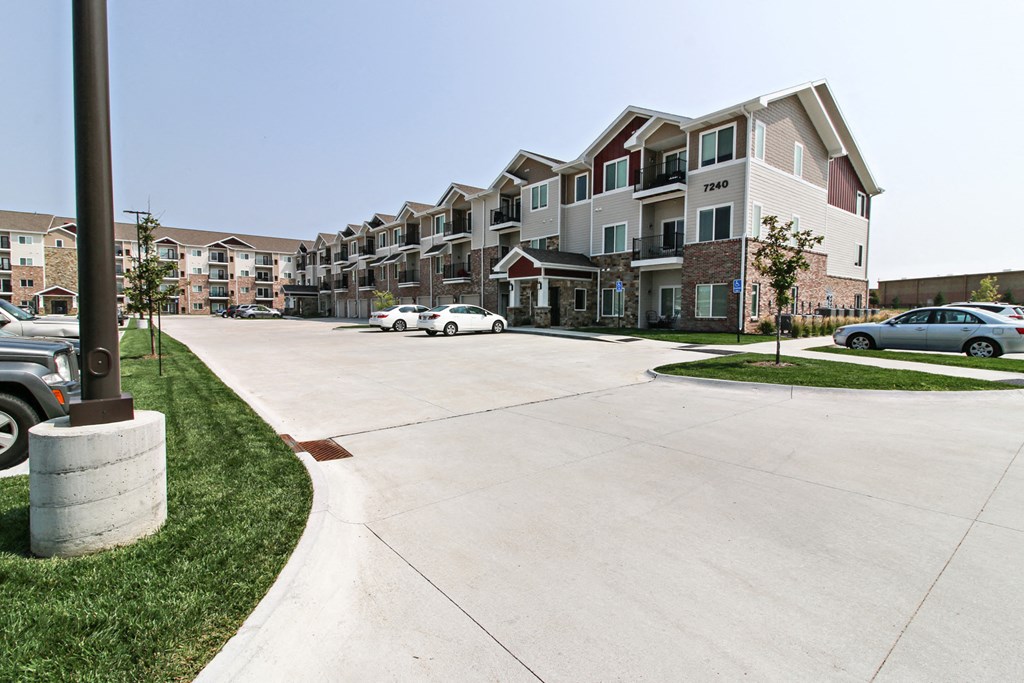Building exterior at East Lake Flats In Lincoln, NE