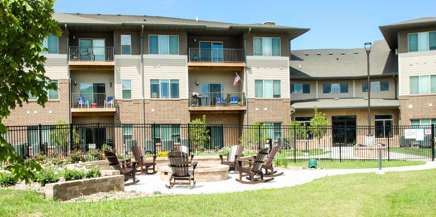 Community Fire Pits at the Sterling at Prairie Trail in Ankeny, IA