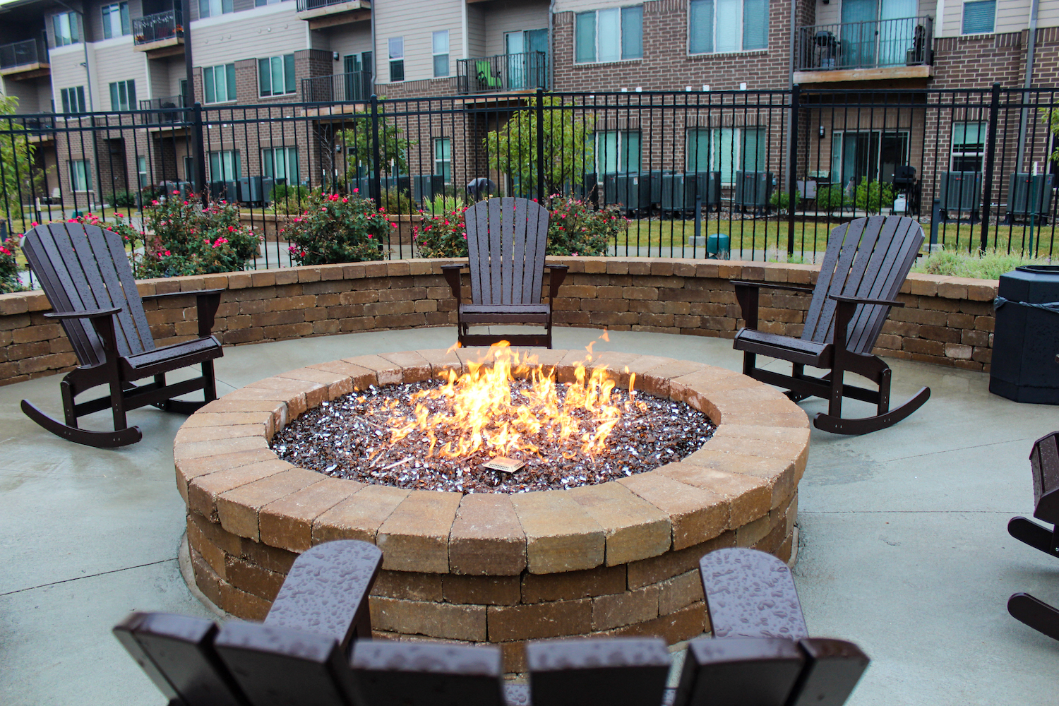 Community Fire Pits at the Sterling at Prairie Trail in Ankeny, IA