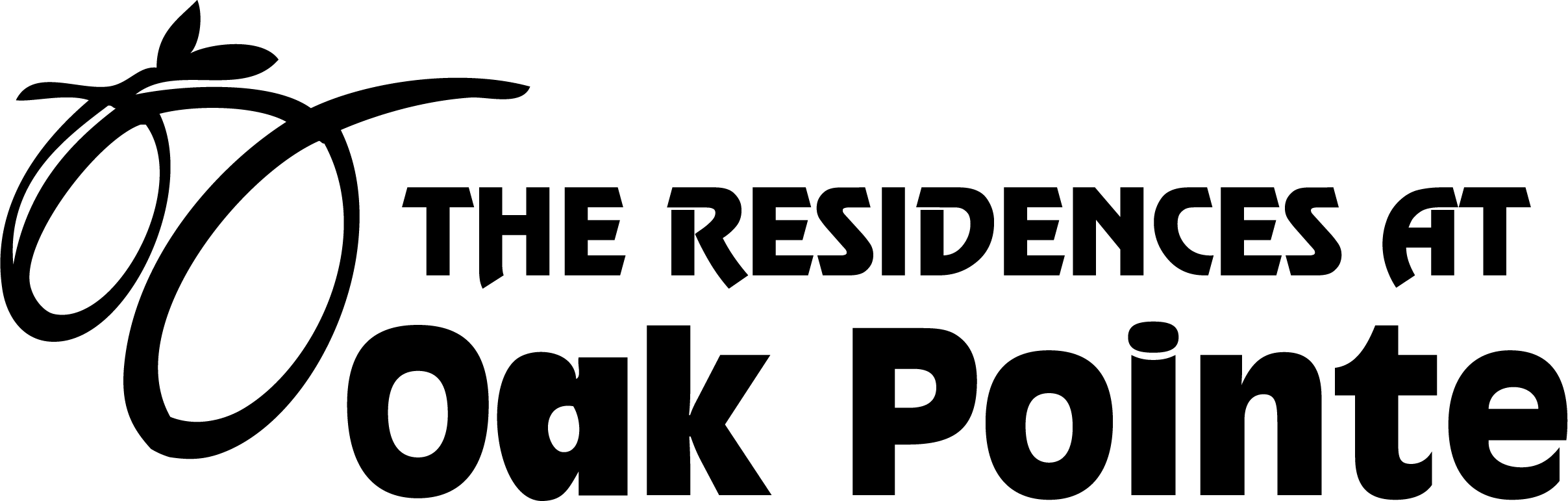 The Residences at Oak Pointe logo.