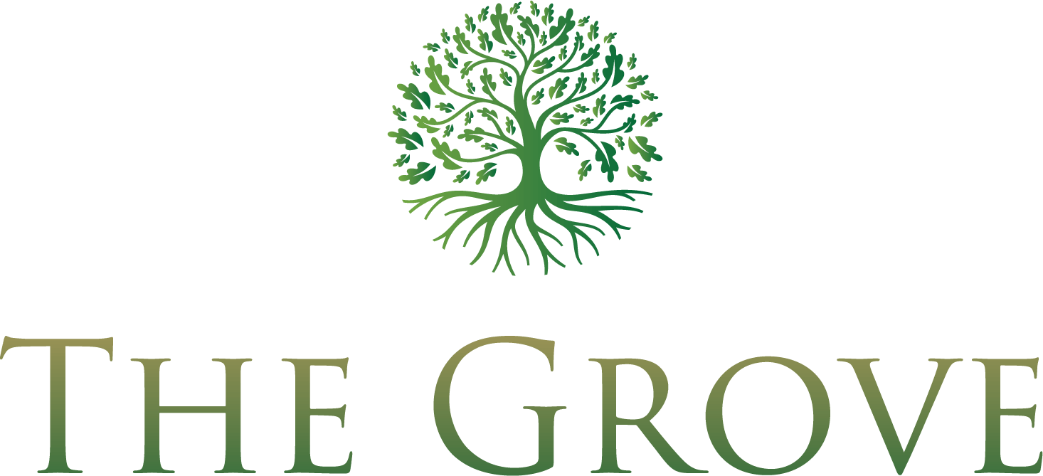 the growling tree of life logo on a green background