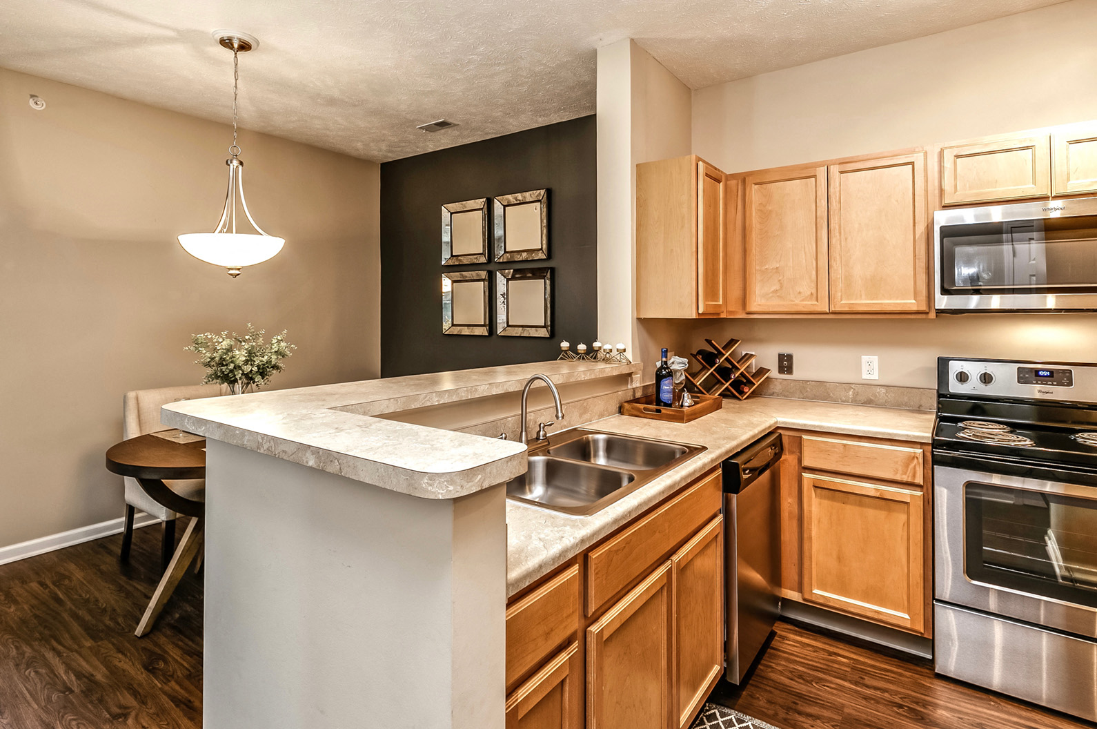 Sink with Integrated Sprayer at Landings Apartments, The, Bellevue, Nebraska