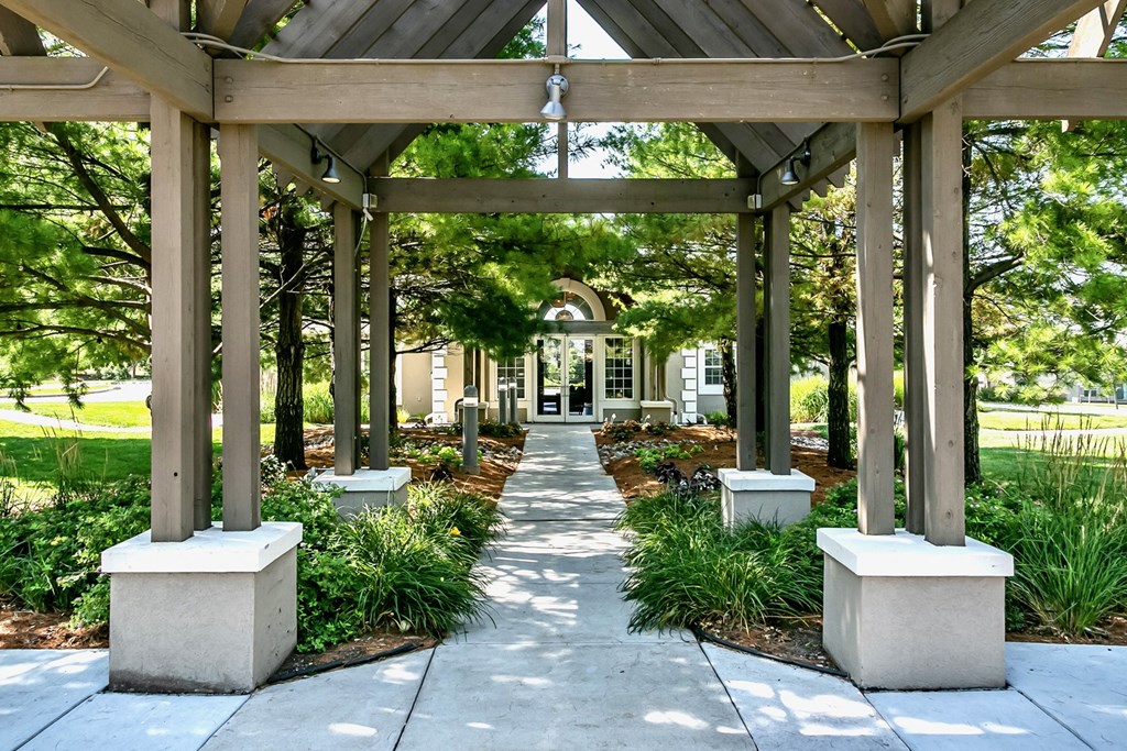 Amazing landscaping at The Larimore, Omaha, Nebraska