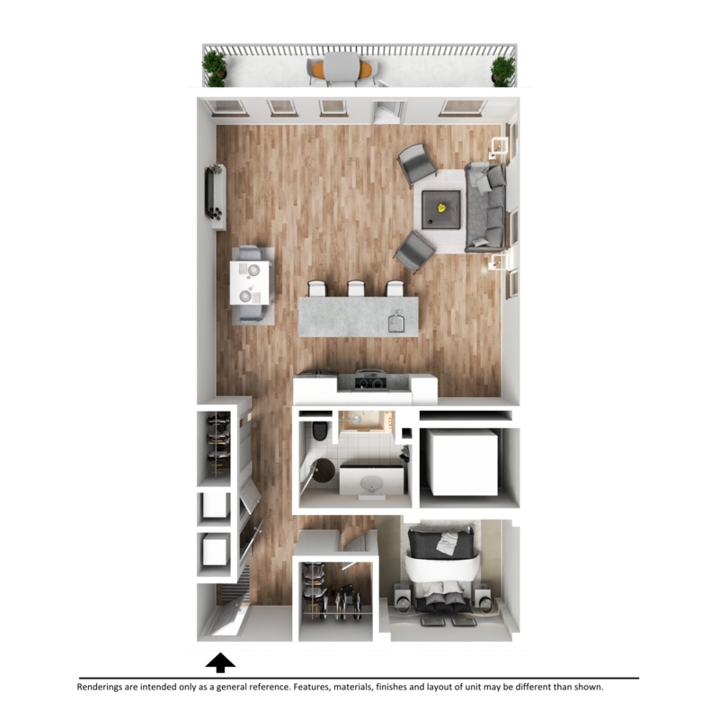Elevated Loft - Latitude floorplan