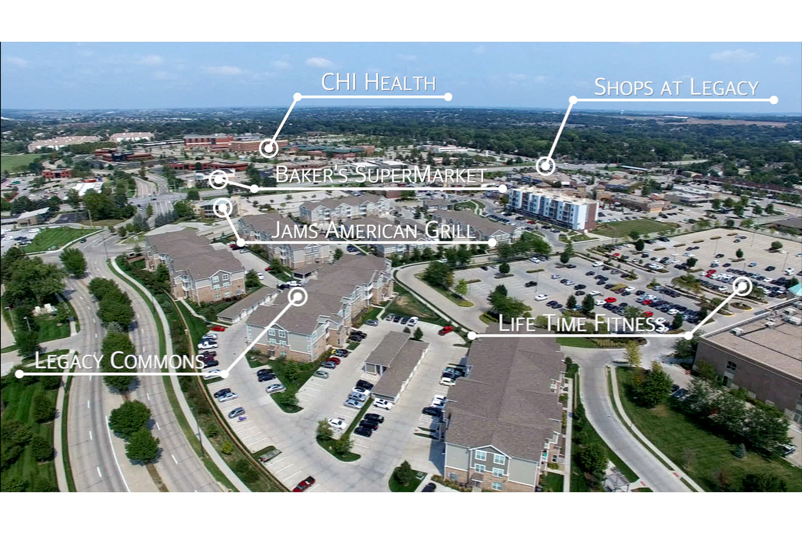 Elegant Exterior View at Legacy Commons, Nebraska, 68130