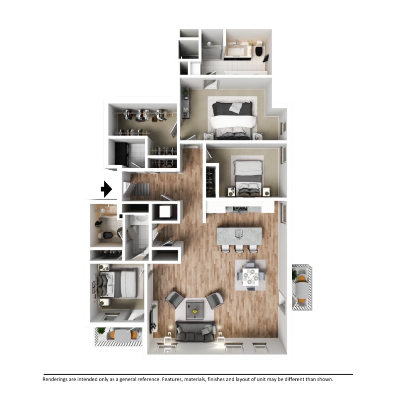 Penthouse - Legend floorplan