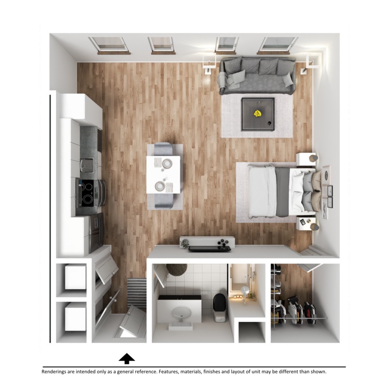 Elevated Loft - Longitude floorplan