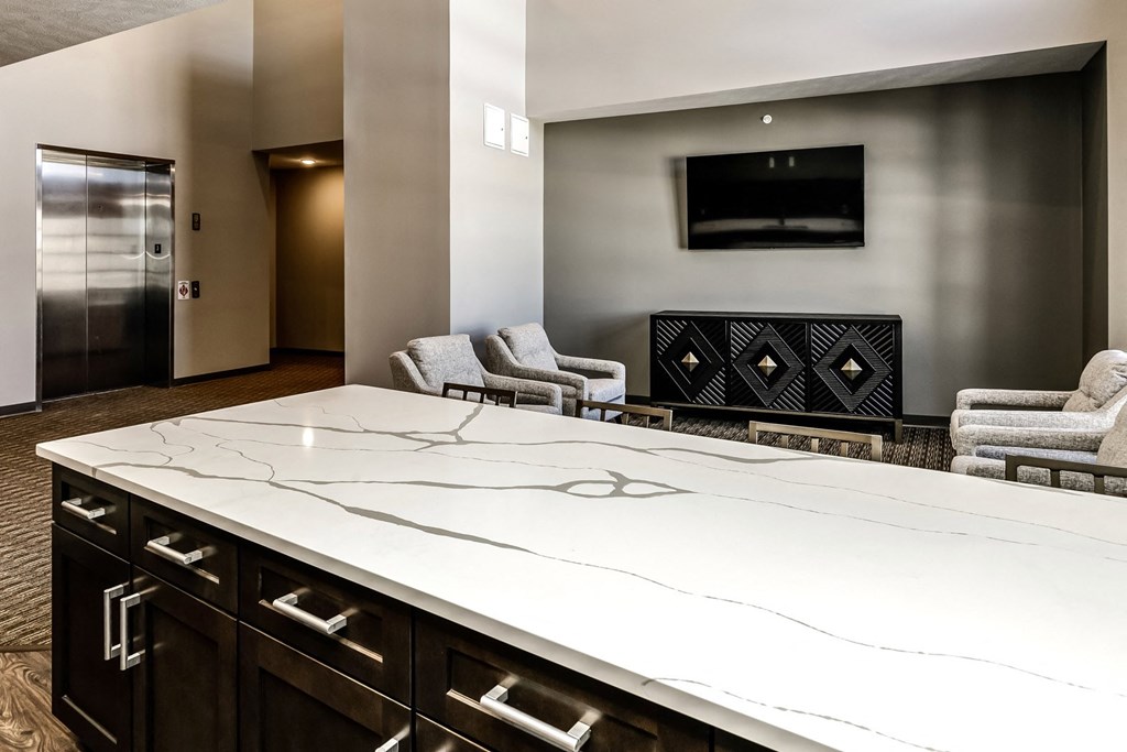 Lounge at the Apartments at Lux 96 in Papillion