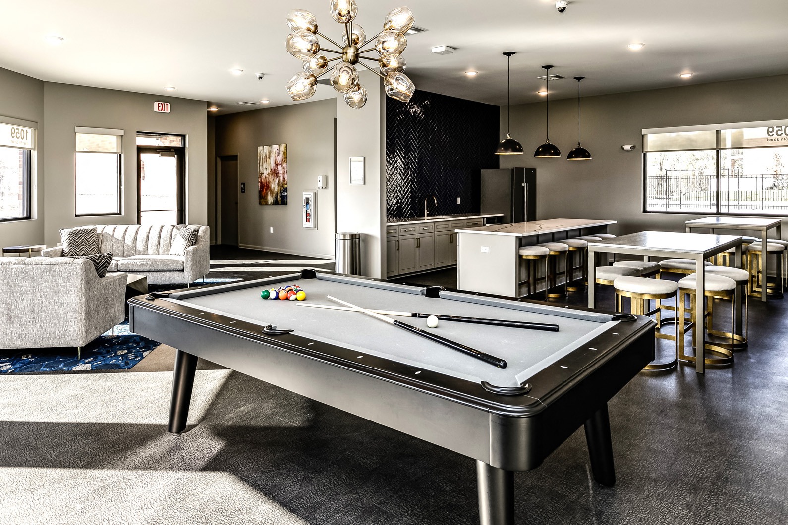 Clubhouse at The Apartments at Lux 96 in Papillion, NE