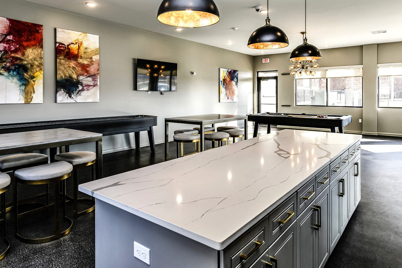 Clubhouse at The Apartments at Lux 96 in Papillion, NE