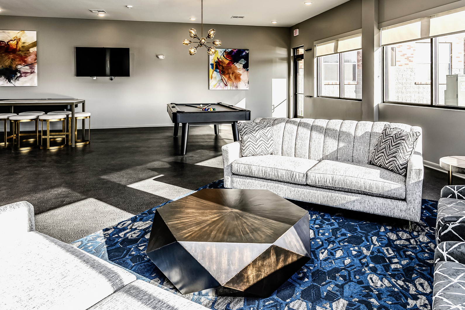 Clubhouse at The Apartments at Lux 96 in Papillion, NE