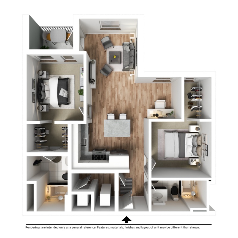 Luxury Apartment - Magellan floorplan