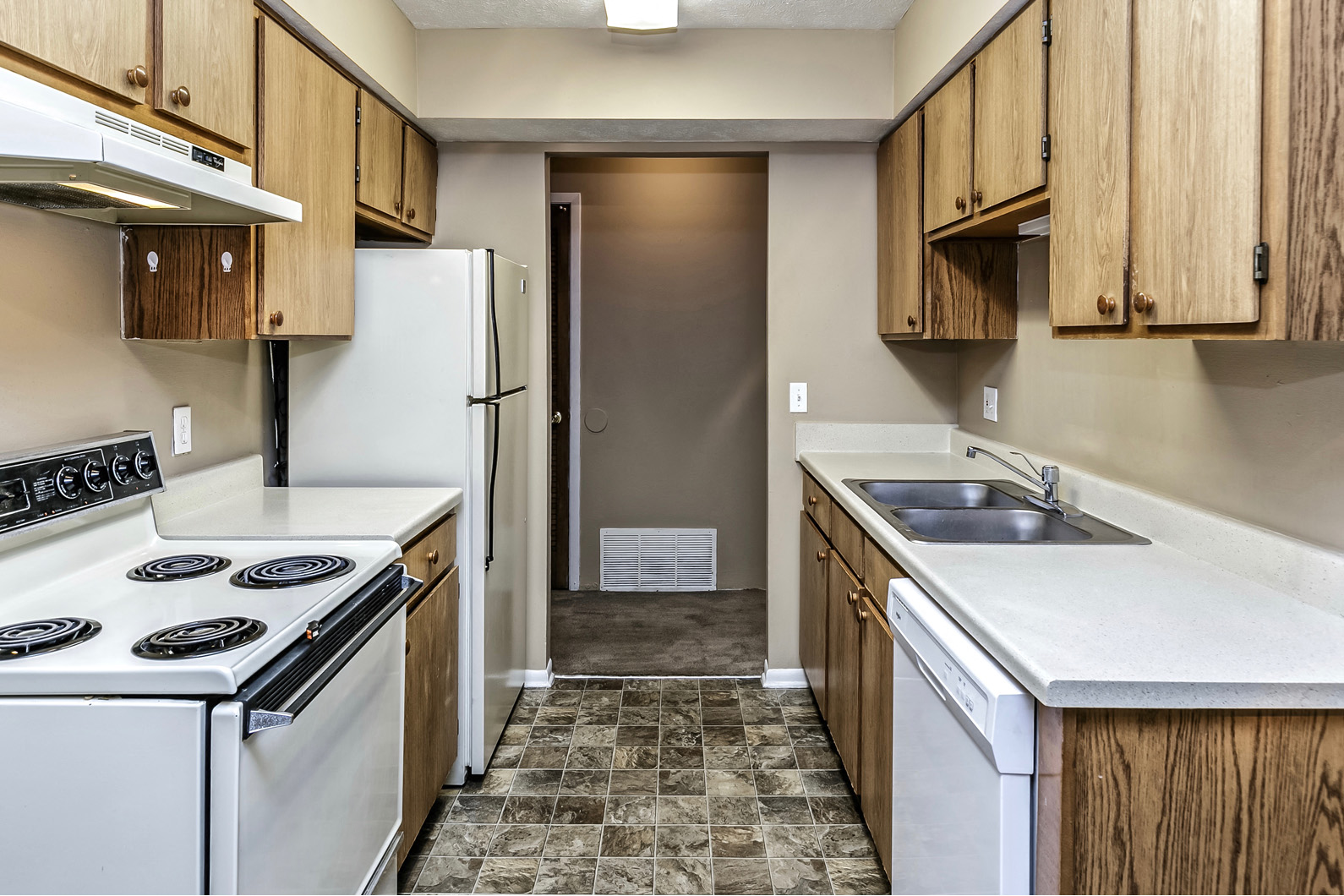 Kitchen at Maple View Apartments, Omaha, NE