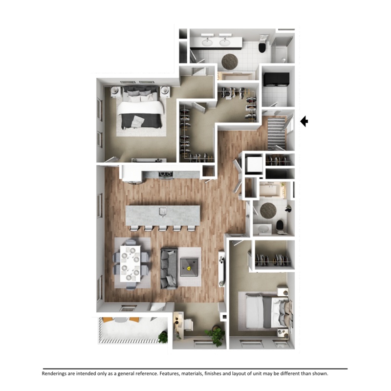 Penthouse - Mariner floorplan