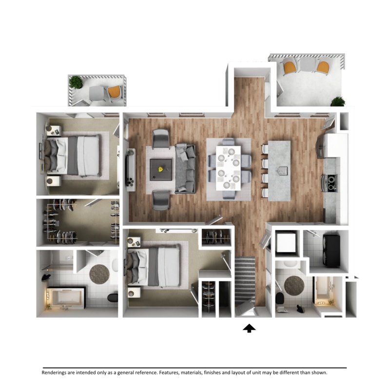 Penthouse - Meridian floorplan