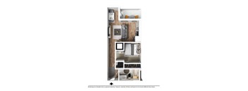 A series of images showing different parts of a room layout.