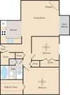 2 Bed / 1 Bath B1