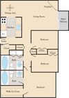 3 Bed / 2 Bath C1