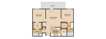 Chagall Floor Plan, at Larimore, The, Omaha, Nebraska