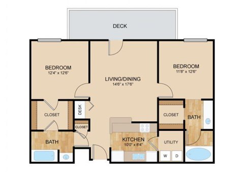 Chagall Floor Plan, at Larimore, The, Omaha, Nebraska