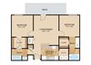 Chagall Floor Plan Chagall Floor Plan, at Larimore, The, Omaha, Nebraska
