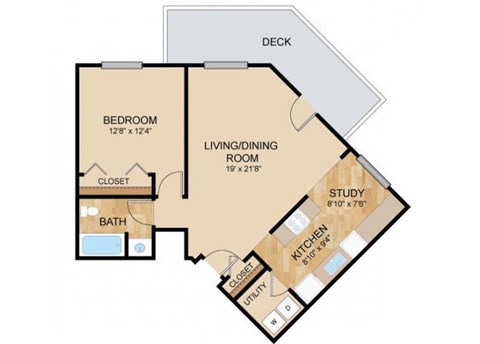 Monet Floor Plan, at Larimore, The, 13302 Larimore Ave, NE 68164