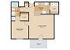 O'Keeffe Floor Plan O'Keeffe Floor Plan, at Larimore, The, 13302 Larimore Ave, Omaha