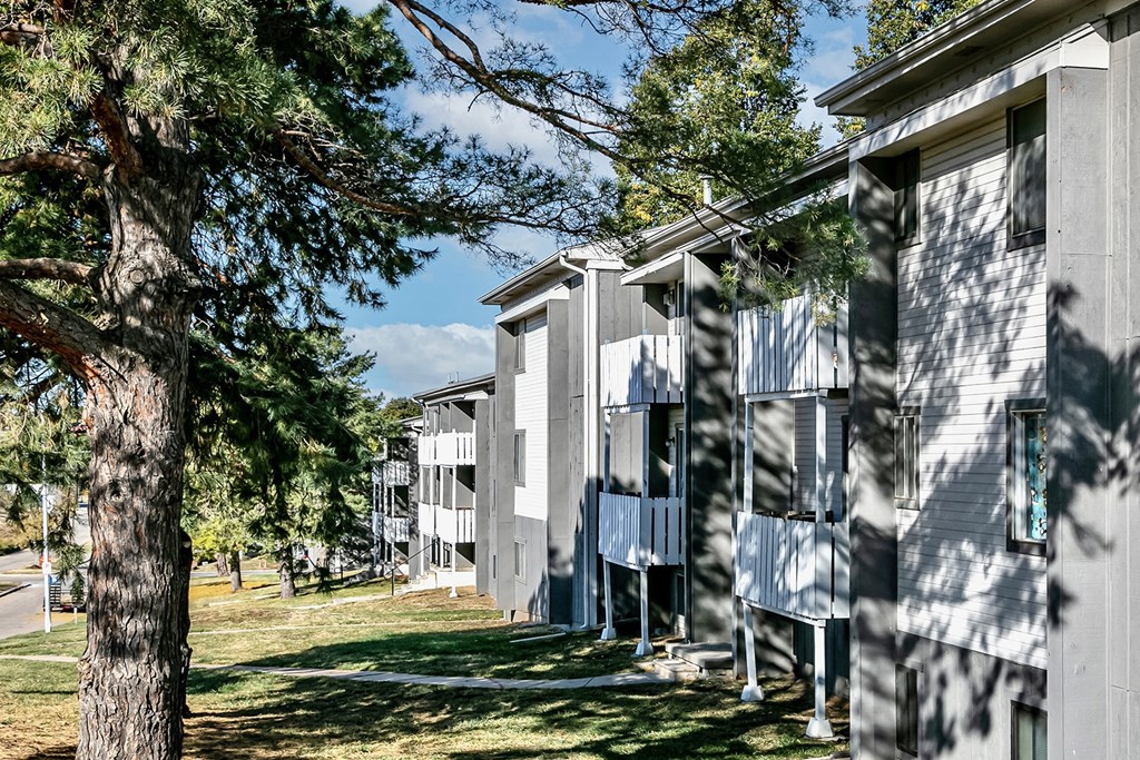 Property Exterior at Old Mill Apartments in Omaha, NE