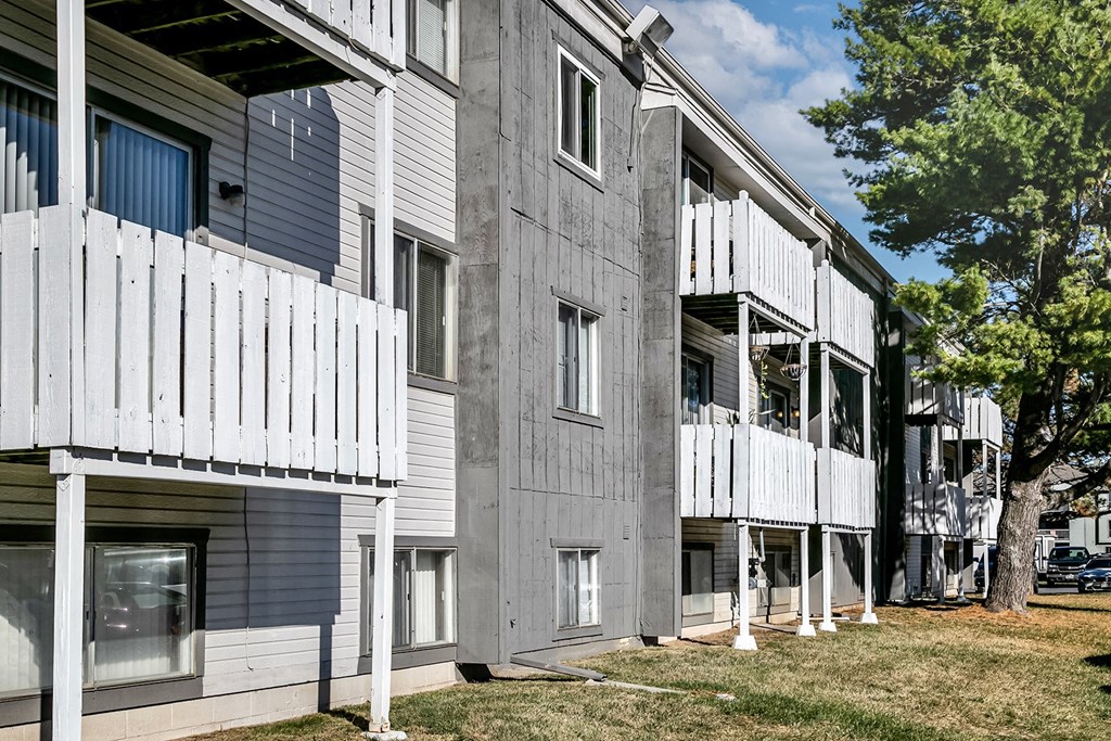 Property Exterior at Old Mill Apartments in Omaha, NE