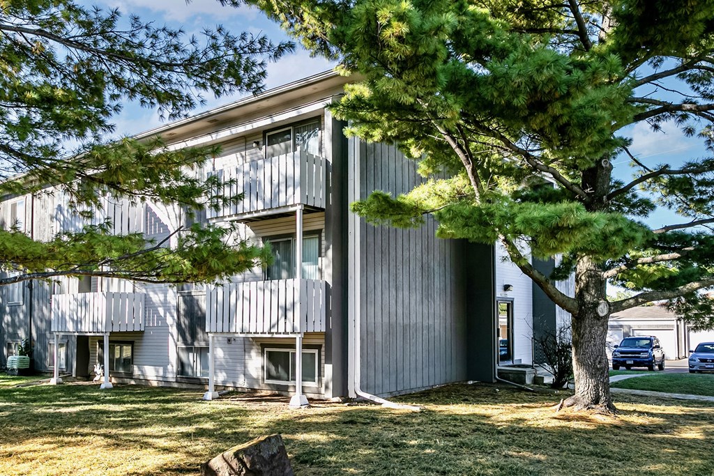 Property Exterior at Old Mill Apartments in Omaha, NE