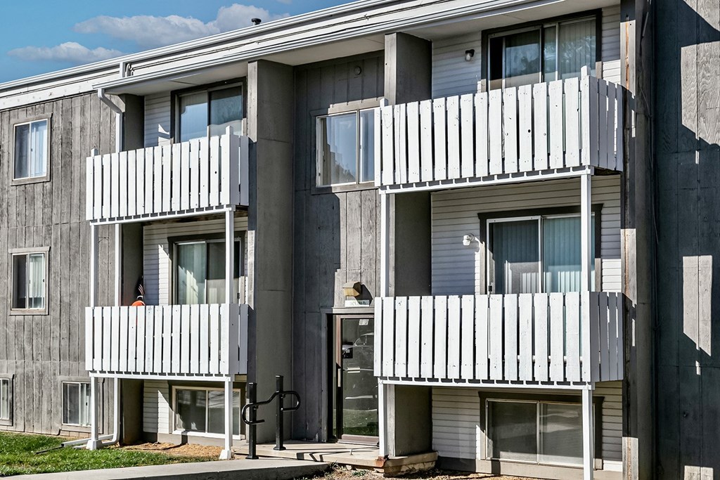 Property Exterior at Old Mill Apartments in Omaha, NE
